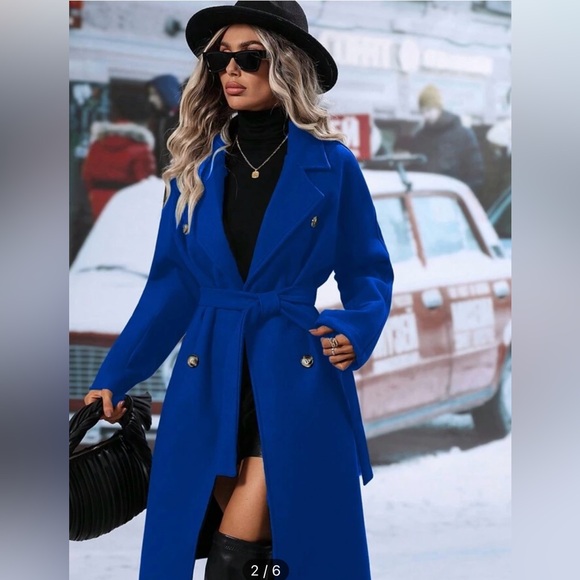 ROYAL BLUE COAT - Picture 4 of 5